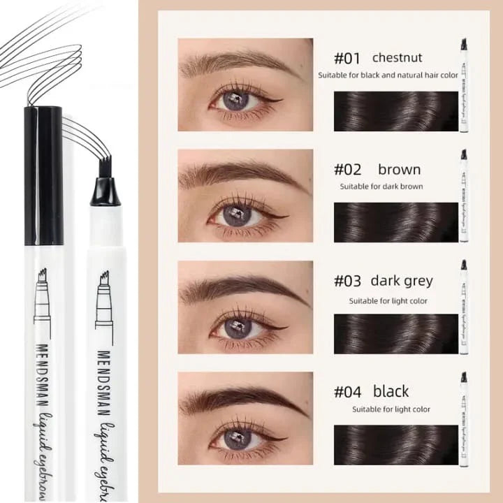 Buy 1 Get 1 Free 4 Tip Waterproof Eyebrow Pen